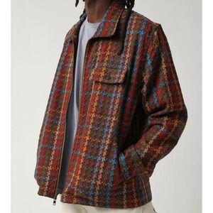 NWT Corridor Rainbow Houndstooth Jacket